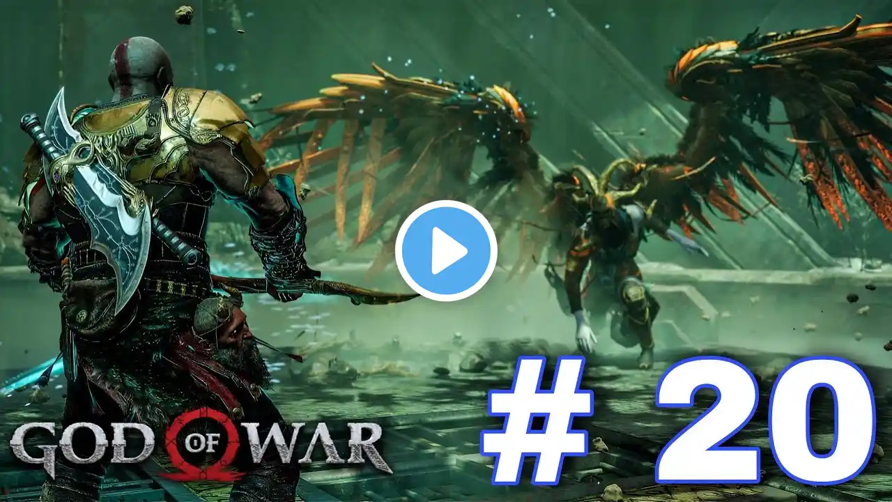 God of War part 20 in hindi , kratos vs valkyrie 🔥, first time fighting with valkyrie#ps5pro #gaming