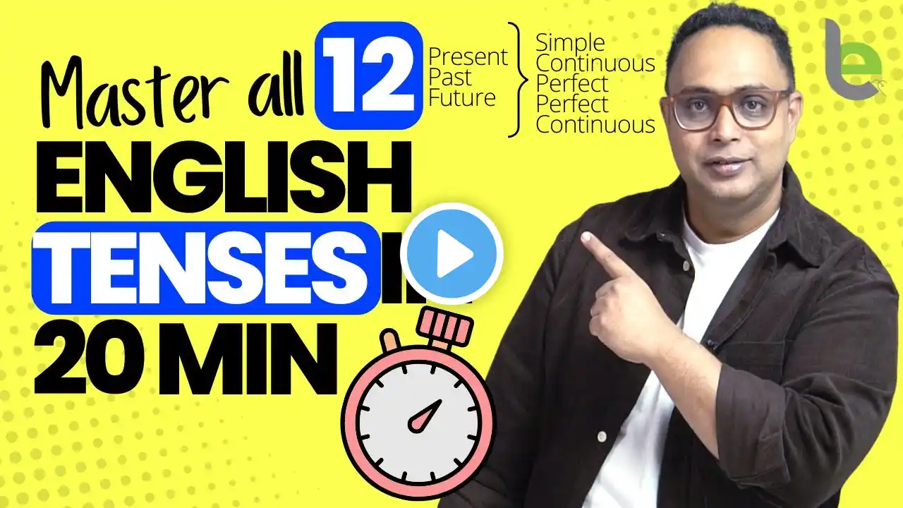 Master 12 English Tenses In 20 Minutes | English Grammar Lesson | Functional Use Of Tenses - Aakash