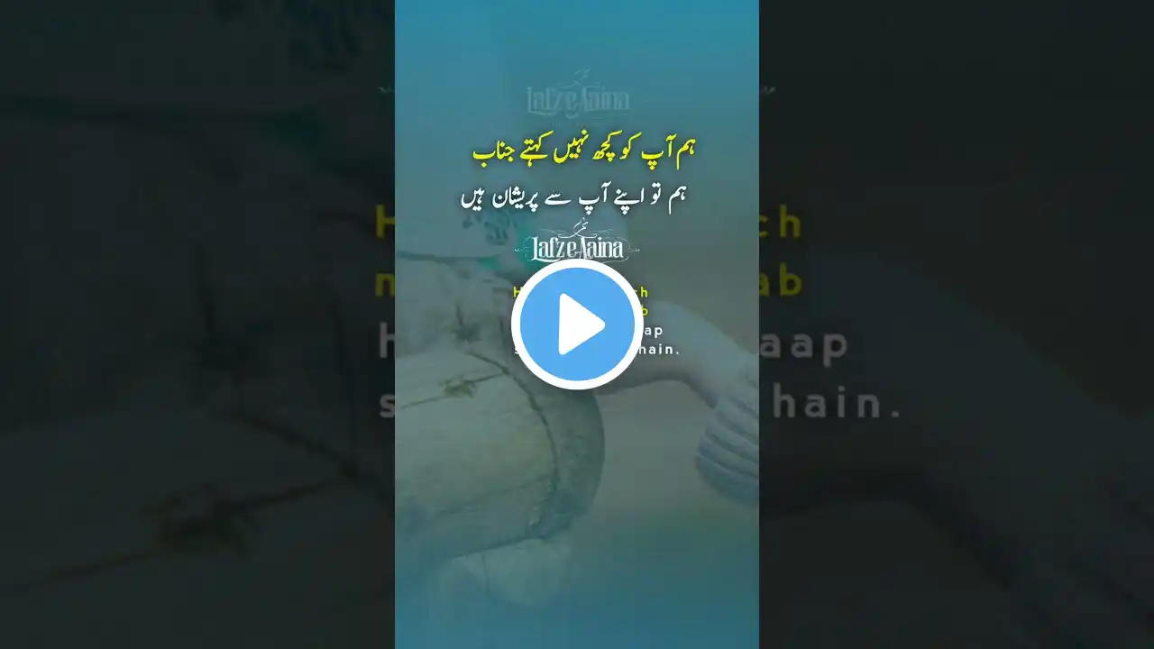 #shorts Urdu Poetry Vdo | Aqwal e Zareen | Best Urdu poetry wattsapp status | Shah Anis Hashmi #life