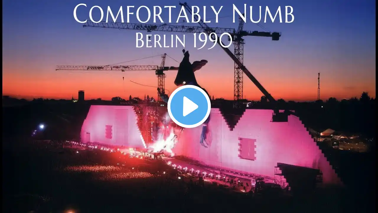 Comfortably Numb with Van Morrison, The Band and the B.R.S.O. - Berlin, July 1990 - 4K