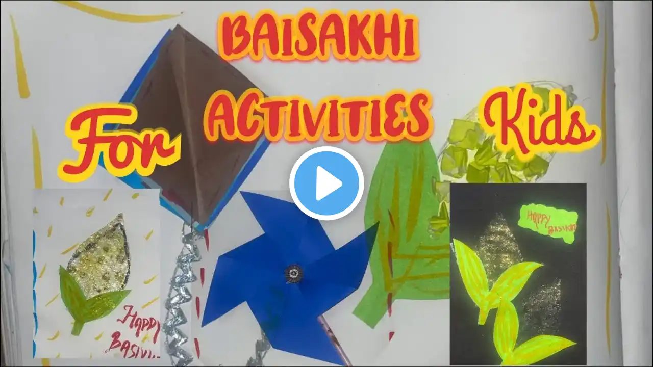 Easy & #fun #activities for #kids on #baisakhi /#decoration idea /#craft idea for kids