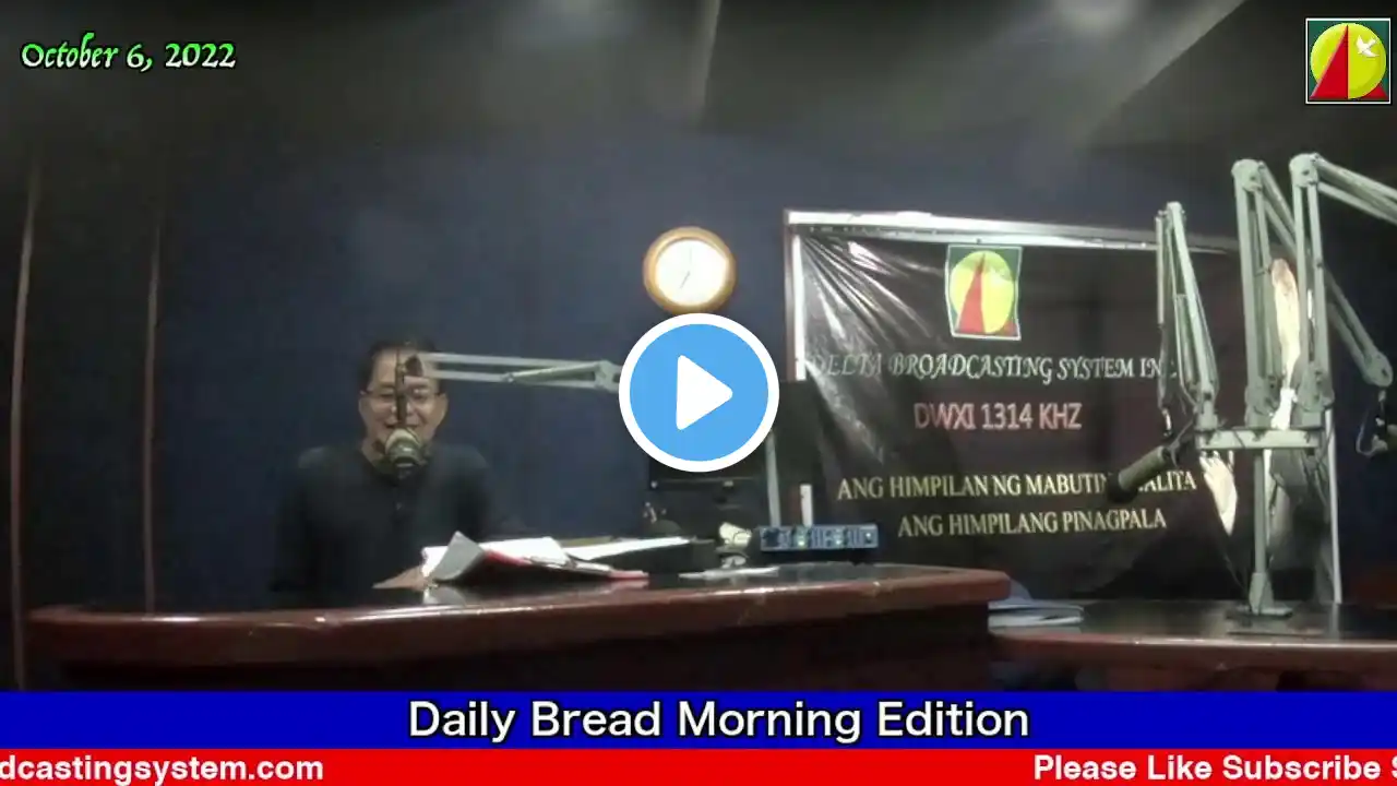 DWXI 1314 AM Livestream (Thursday - October 6, 2022) #dailybreadmorningedition