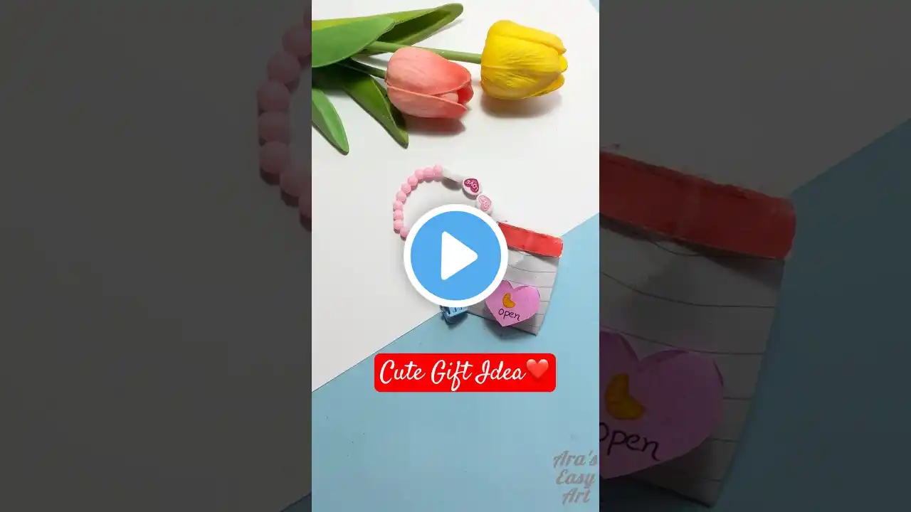 Cute Gift Idea Crafting video @ArasEasyArt #ytshorts #gift #ideas #shorts #diy #kids