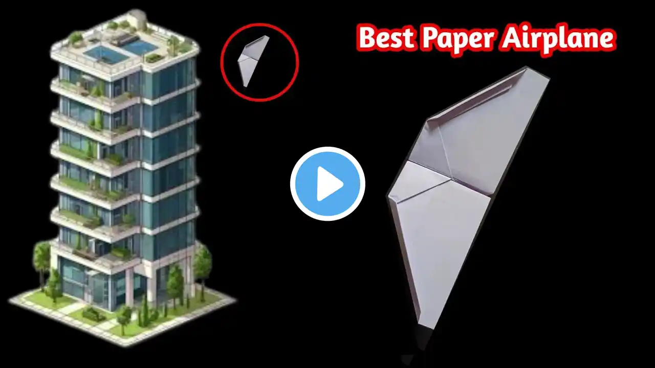 How to Make the BEST Paper Airplane at Each Level — Easy, Intermediate, Advanced #100