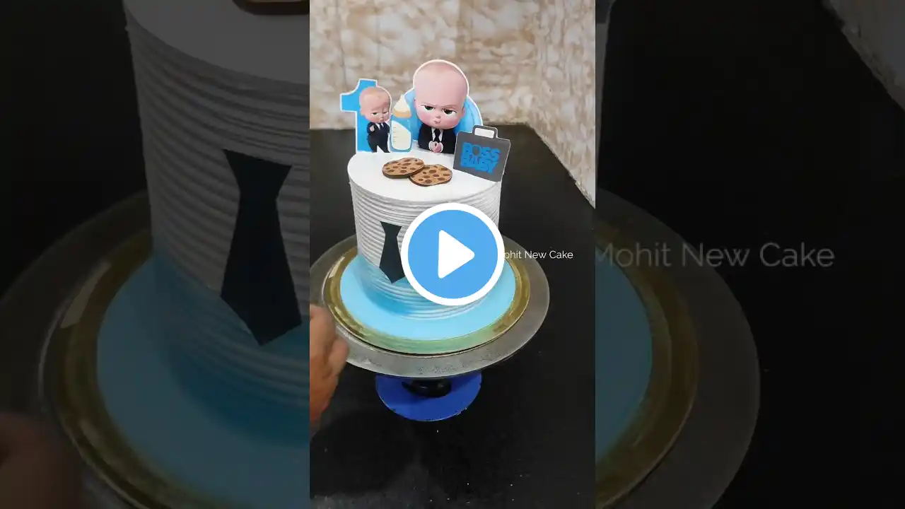 Boss Baby Cake Decoration #mohitfancycake #trending #shortvideo #viral #shortsfeed #ytshorts #cake