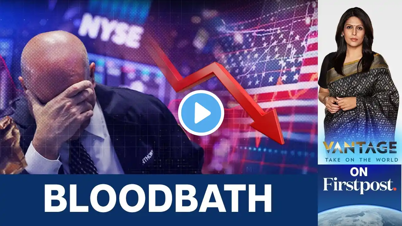 US Stocks Crash: $1.75 Trillion Lost Amid Recession Fears | Vantage with Palki Sharma | N18G