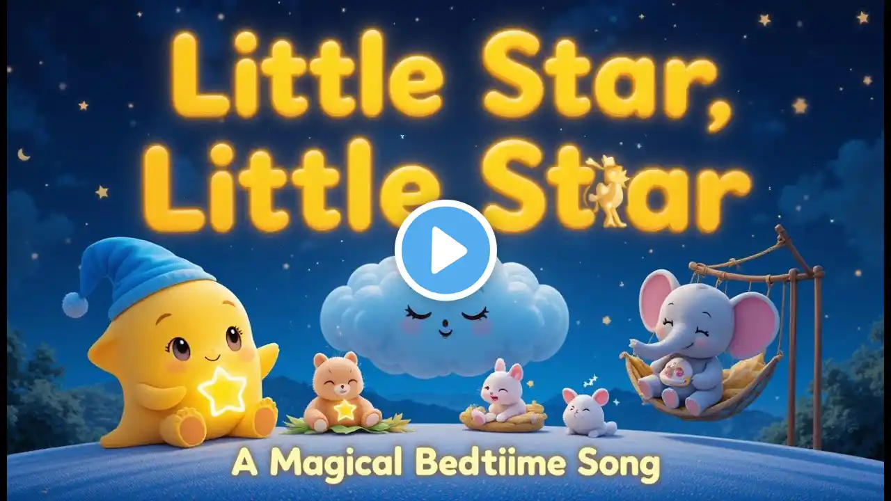🔹 Little Star, Little Star 🌟 Magical Bedtime Song for Kids Baby Lullaby & Sleepy Time Music