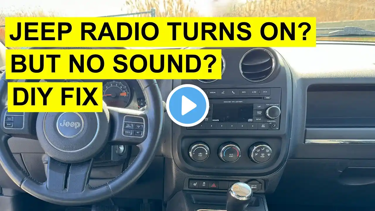 Does Your Jeep Radio / Stereo Turn On? But No Sound? - Fix It Yourself