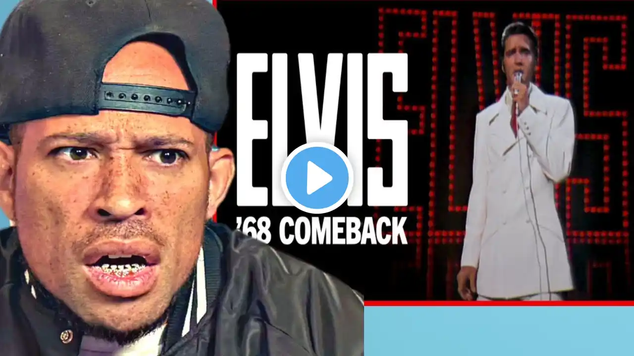 American Rapper FIRST time REACTION to Elvis Presley - If I Can Dream ('68 Comeback Special)