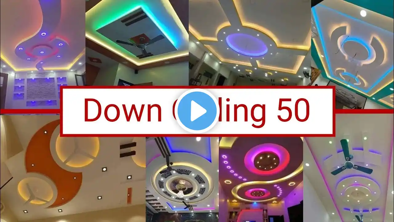 Down Ceiling 50 P.O.P design