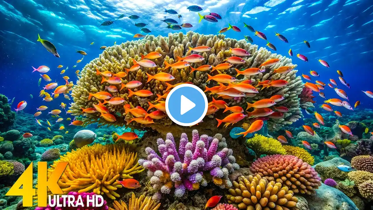 [NEW] 11H Stunning 4K Underwater Wonders - Coral Reefs, Fish & Colorful Sea Life | Relaxing Music #2