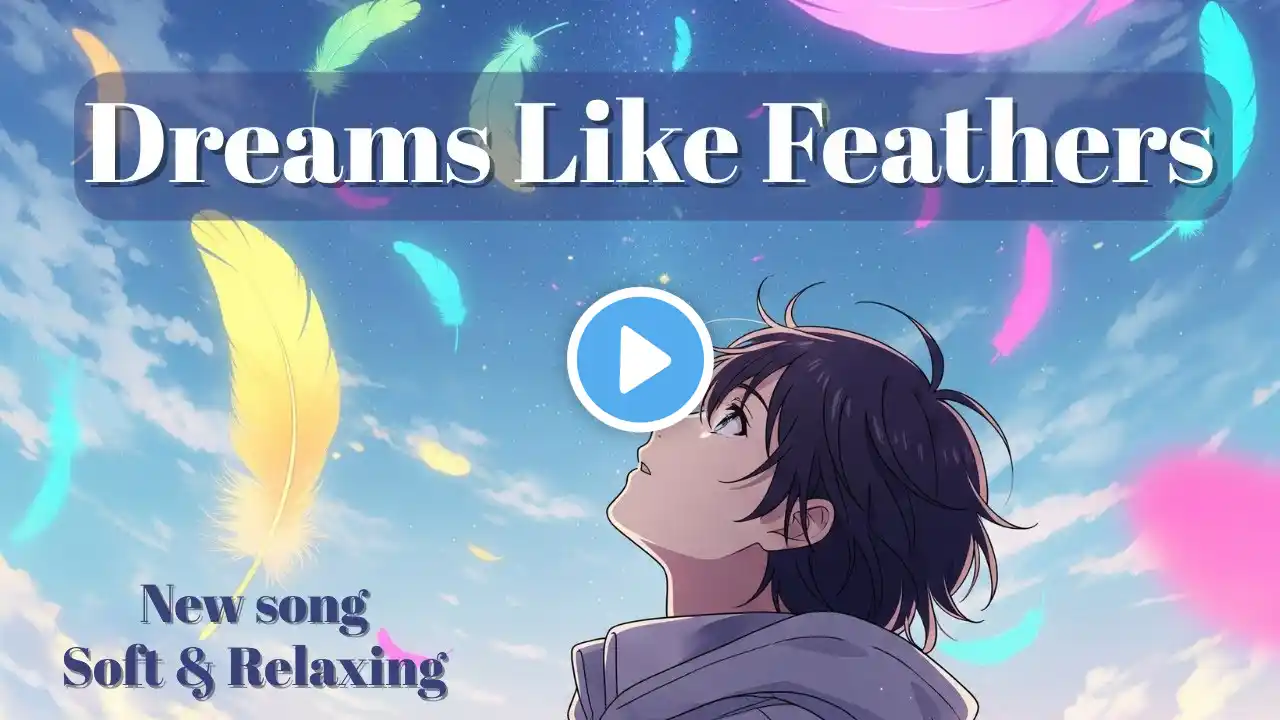 Dreams Like Feathers | Soft & Dreamy Anime-Inspired Song (Original Music + Visual)