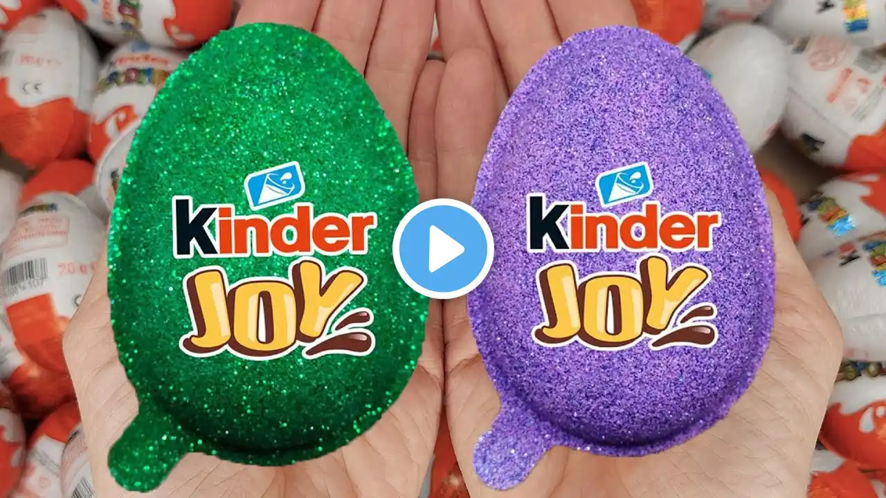 Satisfying Video | Unpacking Yummy Kinder Joy & Kinder Surprise Chocolate Eggs ASMR Candy Opening