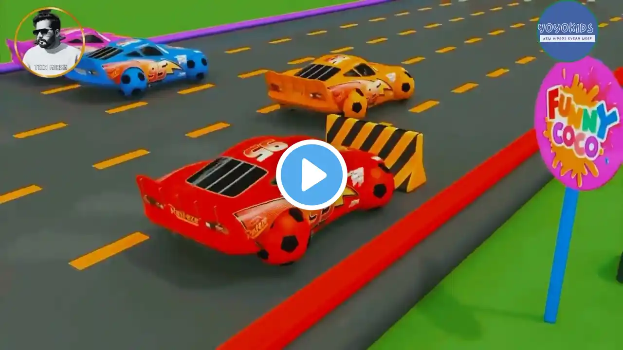 rainbow car for kids