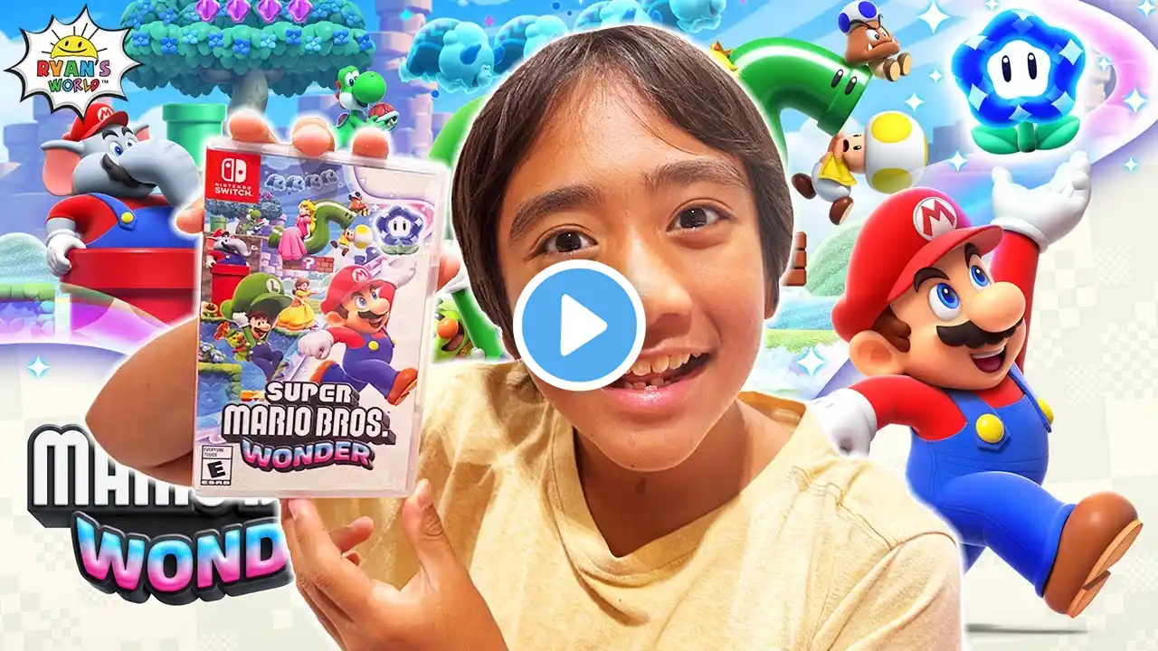 Ryan's Magical Day with Super Mario Bros. Wonder!