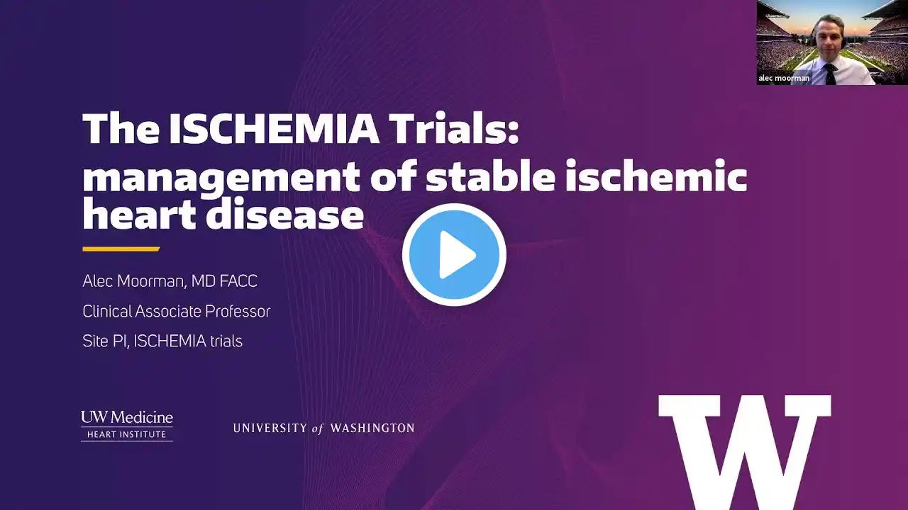 The ISCHEMIA Trials: management of patients with stable ischemic heart disease