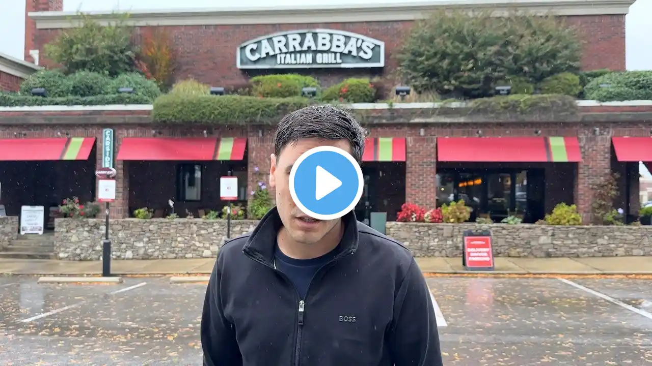 An Italian Tries Carrabbas for the First Time