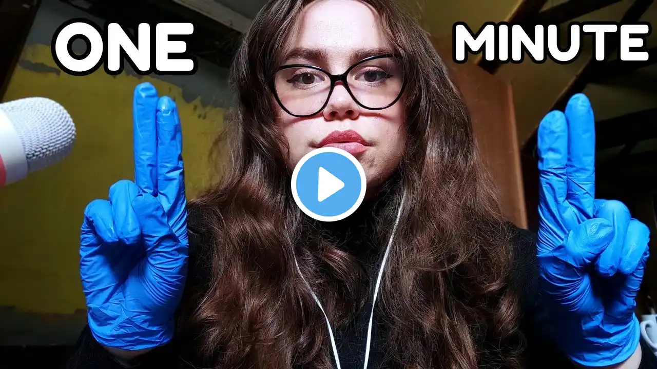 ASMR One Minute Medical Exam 💨*Extremely fast* 💨(SLAVIC ACCENT) 🎧🌟CHAOTIC