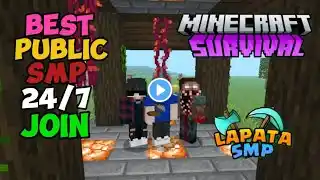 đȘ New Best Free Public Smp Server For Minecraft đ„| Java/Pe/Pojav | 24/7 Online | Anyone Can Join âŁïž