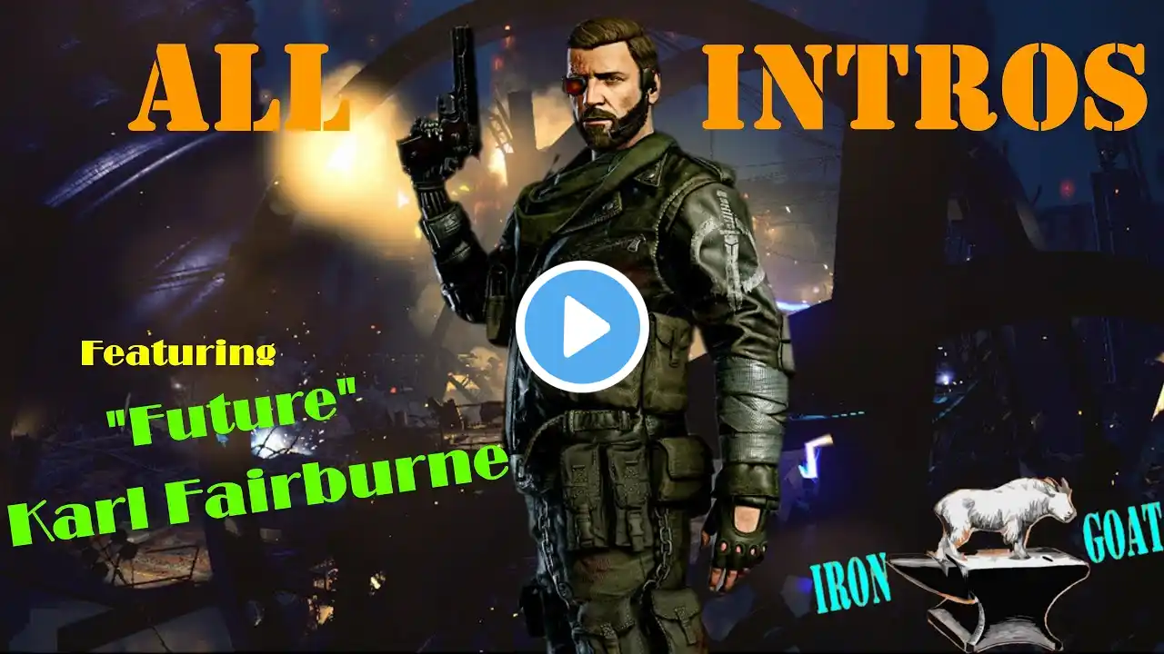 Zombie Army 4: Dead War - All Intro Cut Scenes - "Future" Karl Fairburne