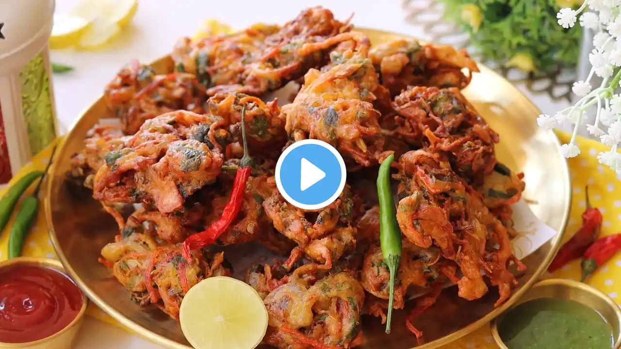 Super Crispy Mixed Veg Pakora Ramadan Special Recipe by (YES I CAN COOK)