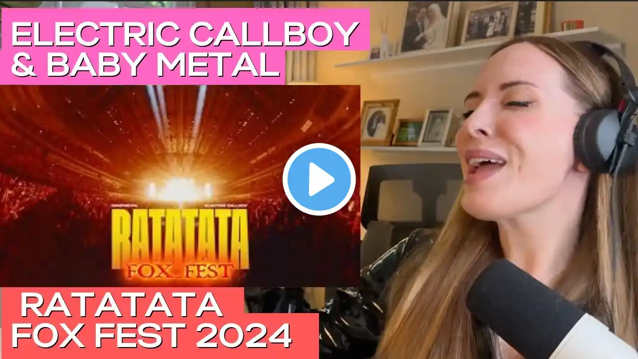 Reaction to Baby Metal & Electric CallBoy | Ratatata Live at Fox Fest 2024