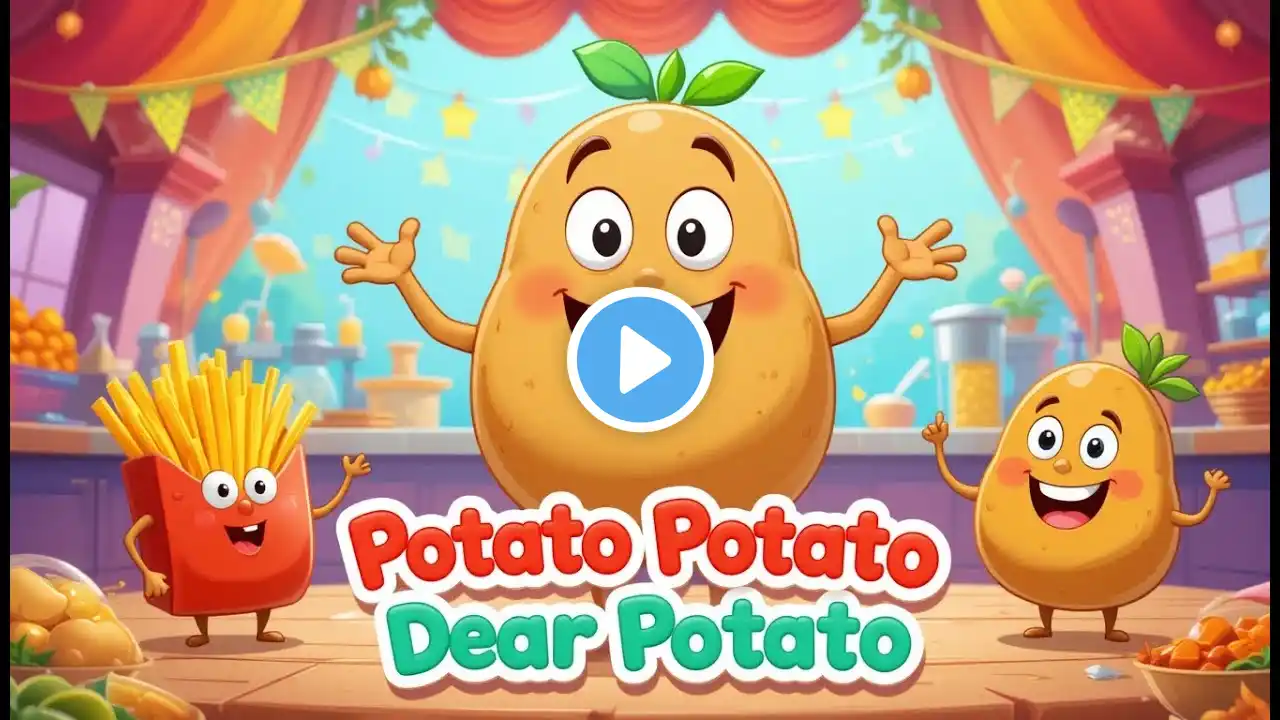 Potato Potato Dear Potato - Fun Poem for Kids | Nursery rhymes | English poems | Cartoonaterrace