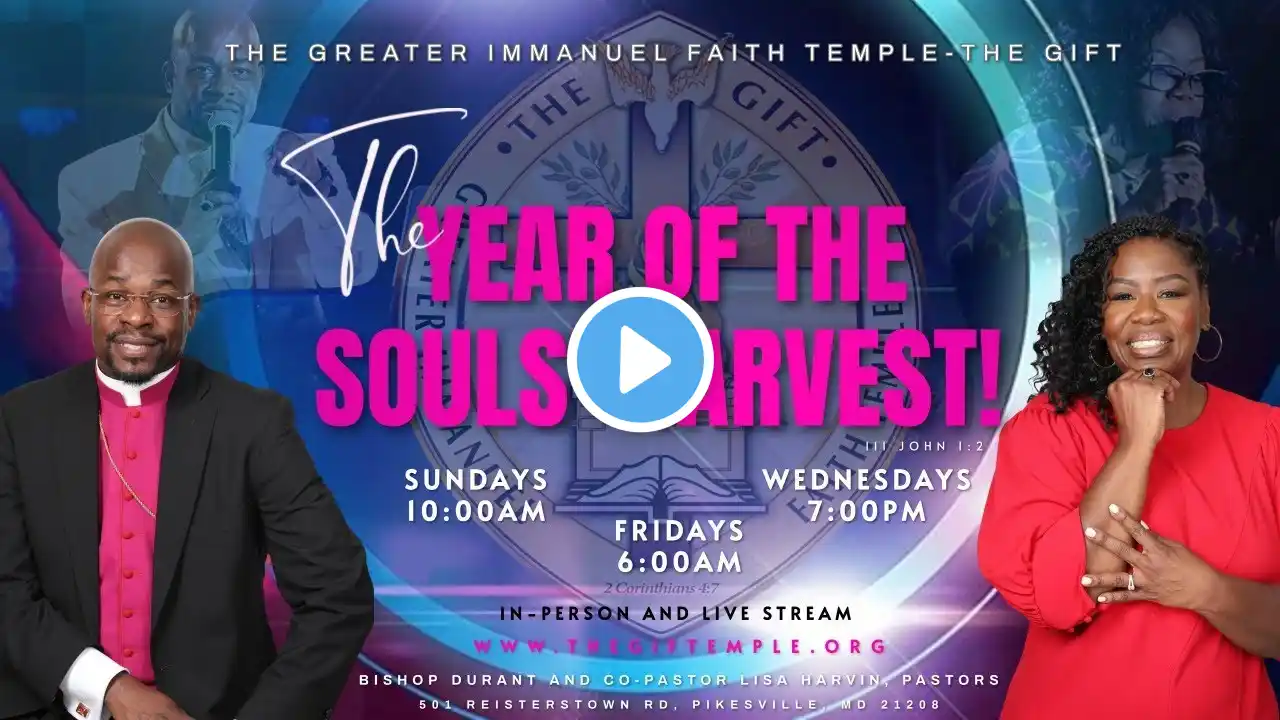 Watch Night NYE Worship w/The GIFT--The Greater Immanuel Faith Temple