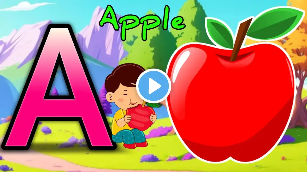 Phonics Song 2 with TWO Words in 3D - A For Airplane - ABC Alphabet Songs & Sounds 252