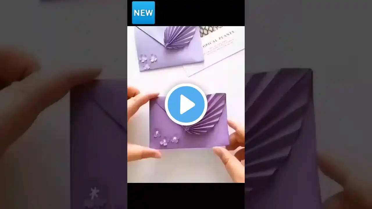 Diy Paper envelope ✉️📨 #trending #school #papercraft #satisfying #origami #shortvideo #shorts