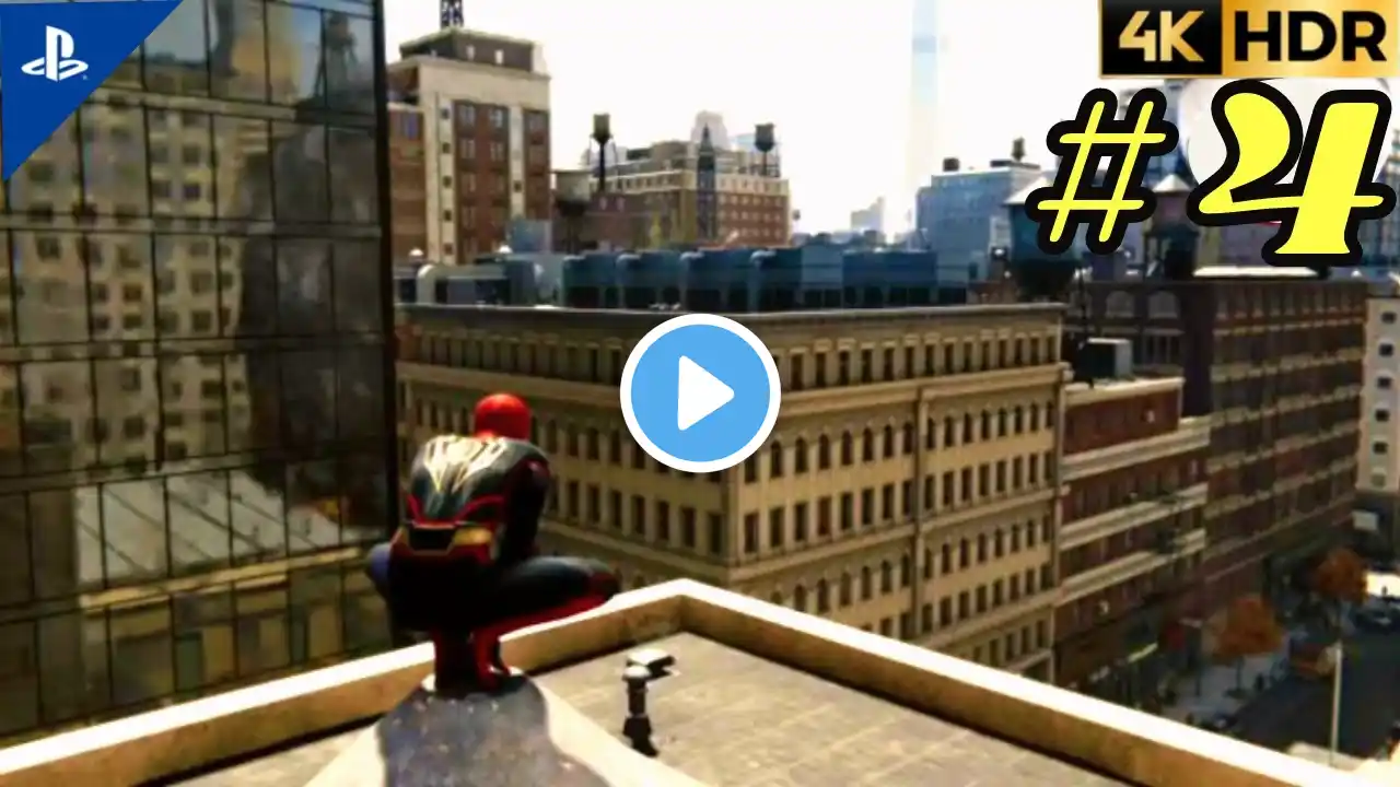 Spider Man Remastered NO WAY HOME SUIT PS5 4K 60FPS Ray Tracing Gameplay Part 4