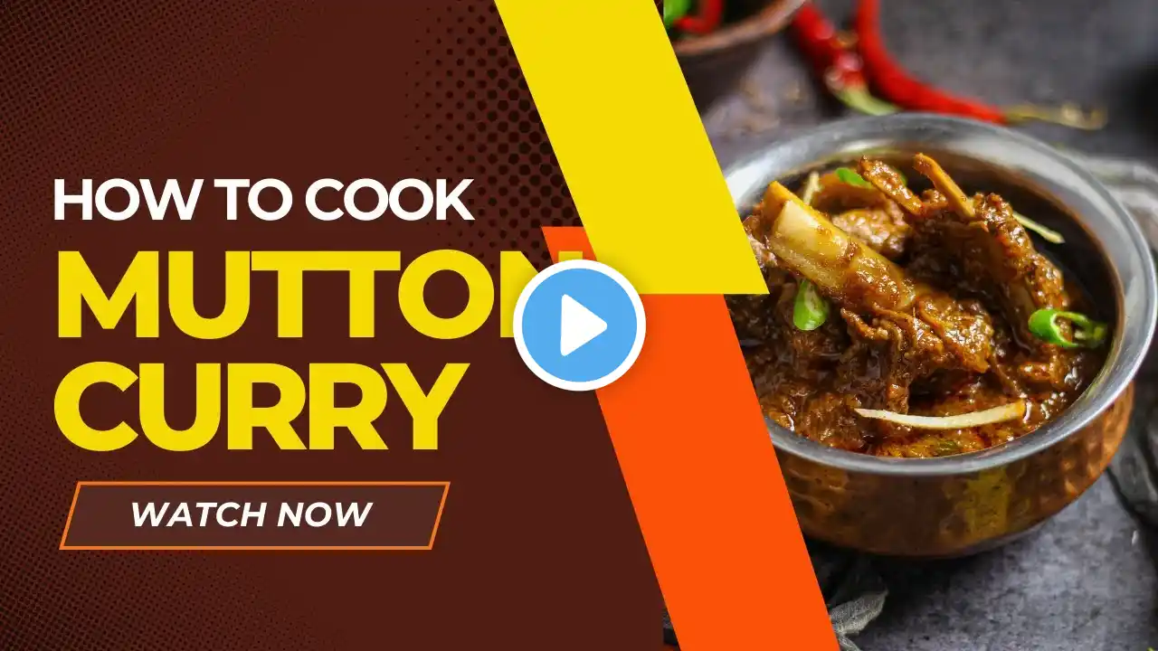 Mutton Curry | Restaurant-Style Mutton Curry | Delicious & Spicy Recipe | 🥘🔥 #Food #TheEveningChef