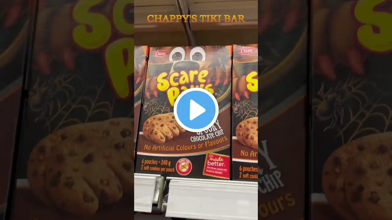 Scare Paws Spooky Chocolate Chip Cookies #halloween #shorts