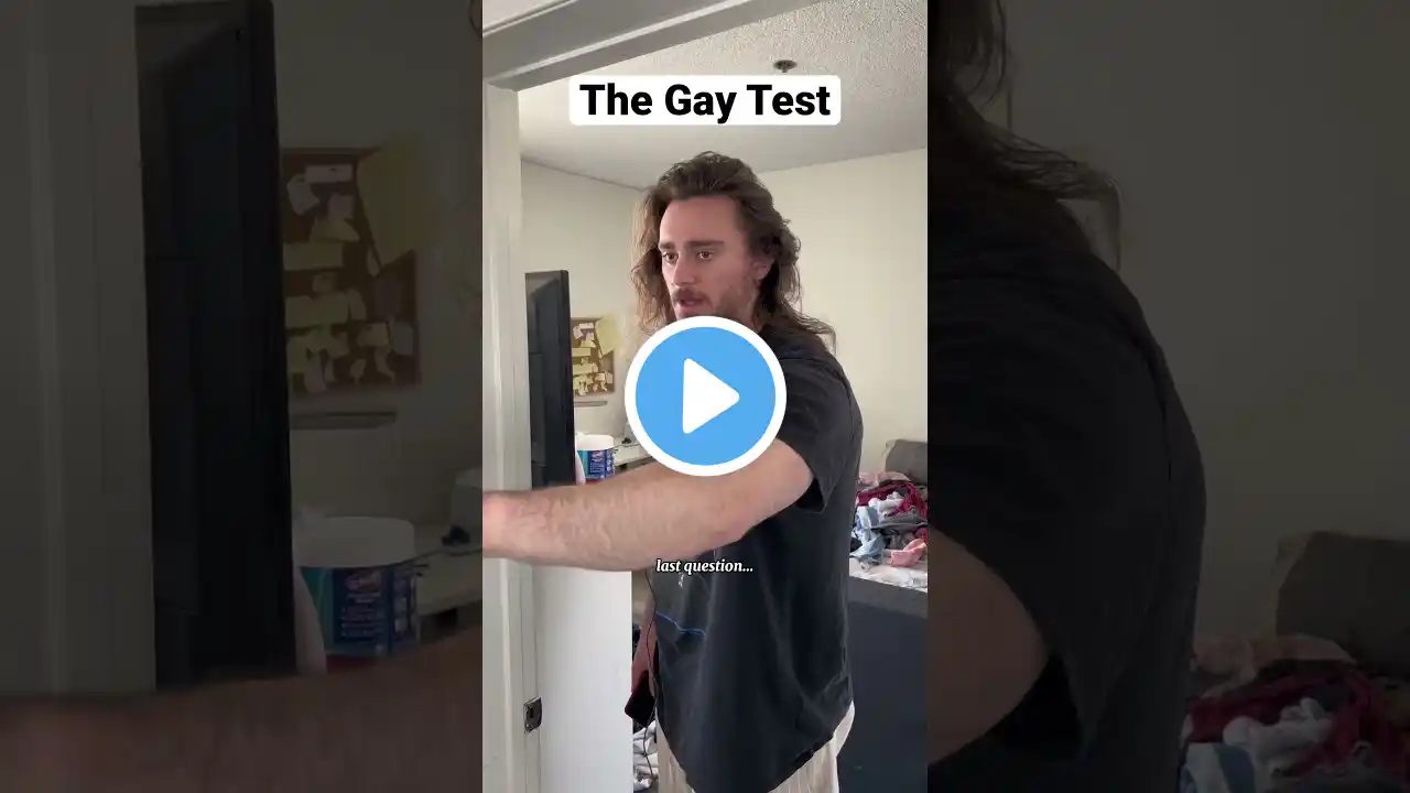 the gay test #shorts #comedy #funny