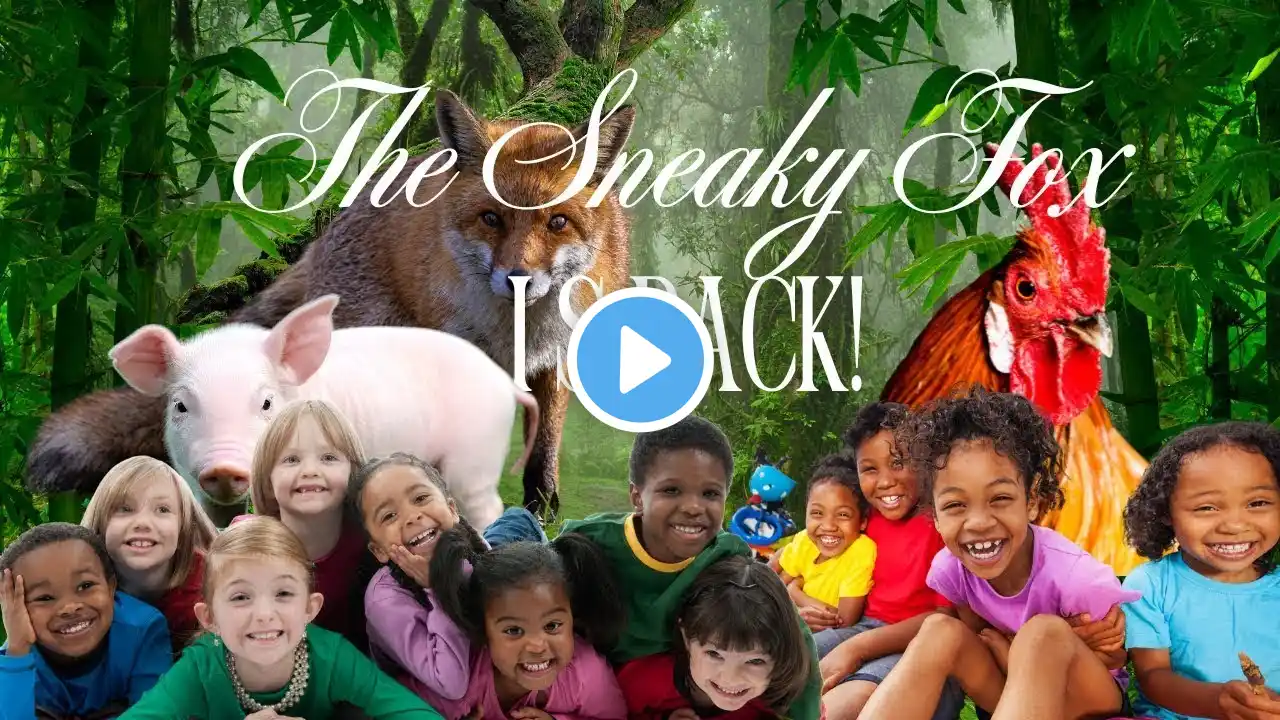 🎶 Oh No! The Sneaky Fox is Back! 🦊🐔 _ Funny Kids Song & Dance!#cat  #baby #funny #cartoon #babyshark