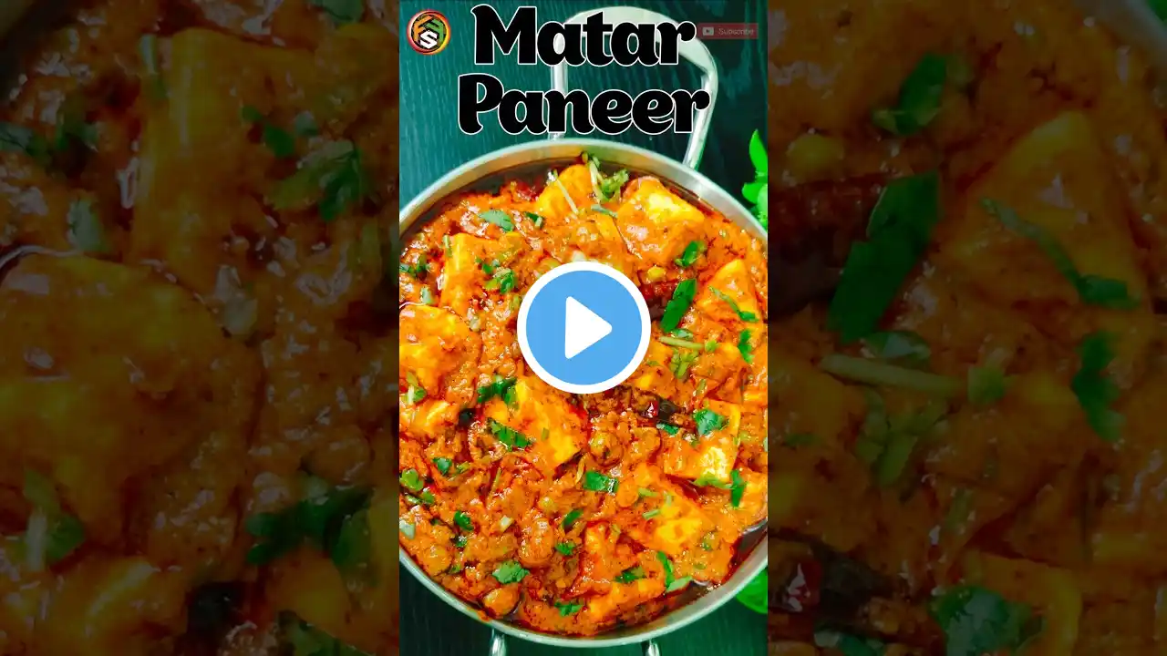 Dhaba style Matar Paneer with authentic dhaba style flavours 😋🤤#ytshorts #food&flavourswithsasmita