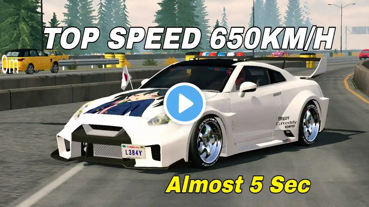 Gearbox Nissan GT-R R35 Car Parking 300HP/414HP