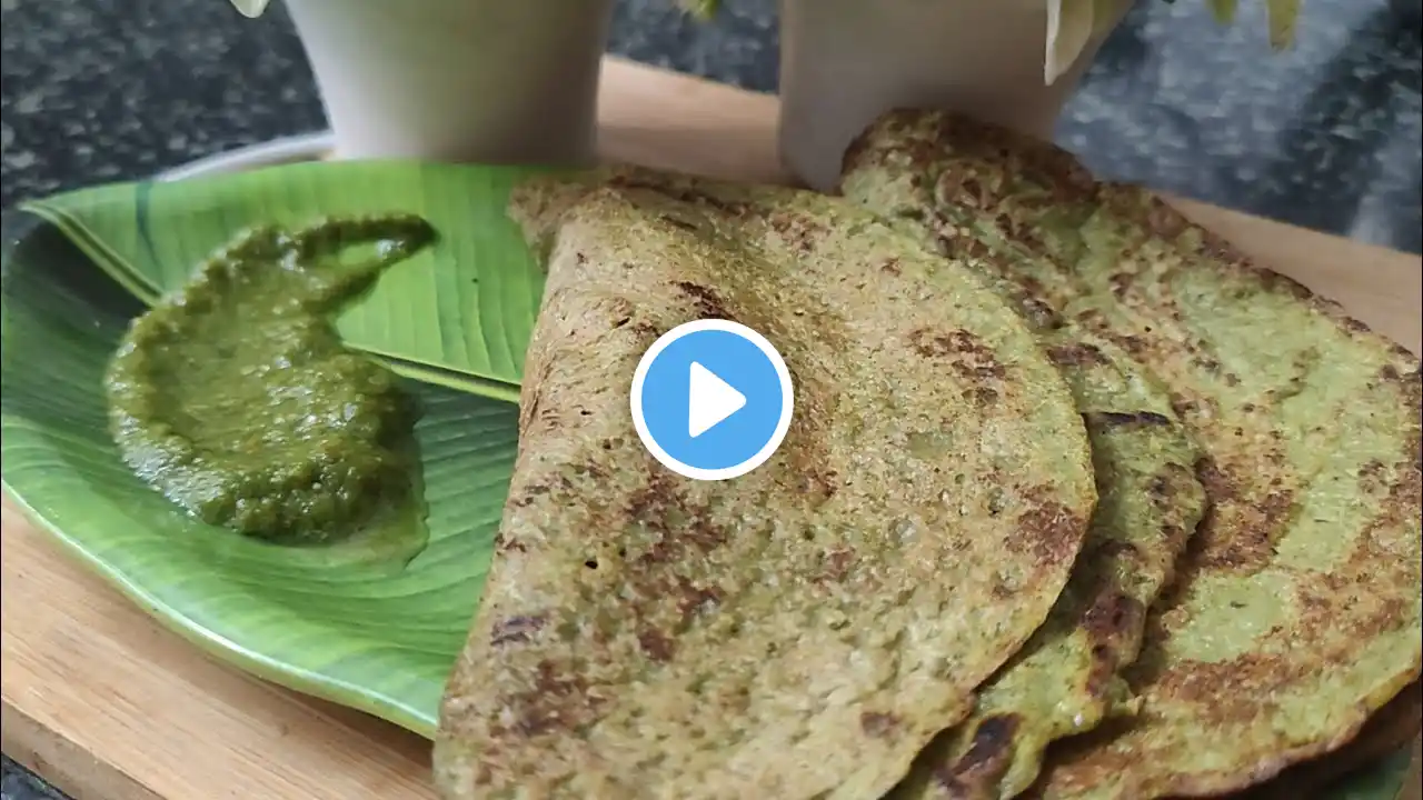 मूंग दाल चीला - Moong Dal Chilla Recipe In Hindi - Moong Dal Ka Cheela - Healthy Snack