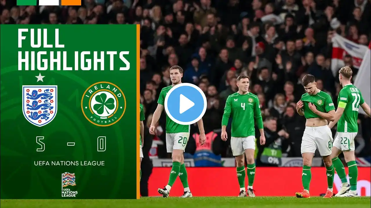 HIGHLIGHTS | England 5-0 Ireland | UEFA Nations League