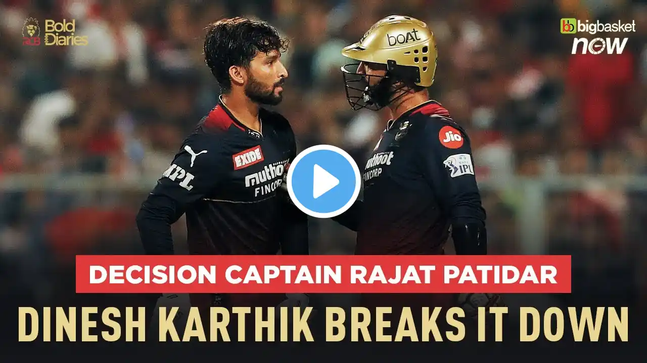 Batting coach and Mentor, Dinesh Karthik congratulates the new RCB captain, Rajat Patidar | IPL 2025