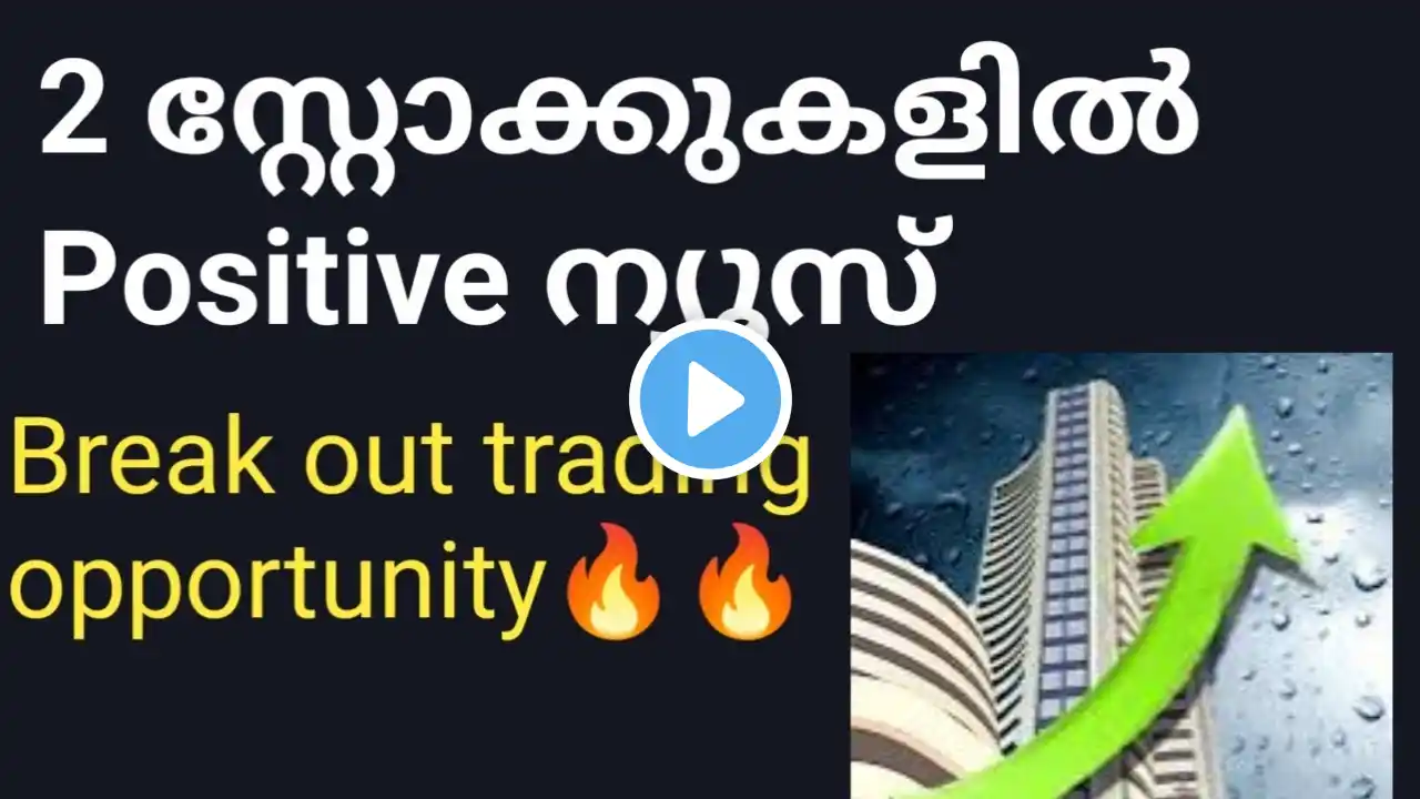 Break out trading stocks/wealthy life malayalam/ Stock market latest updates/Affle share