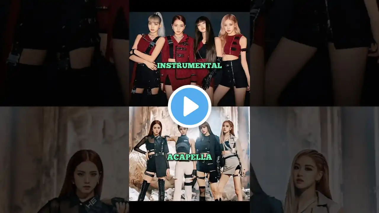 Blackpink 'Kill This Love'✨|Instrumental V/S Acapella|Blackpink#Shorts#fypシ゚viral#Youtube Shorts