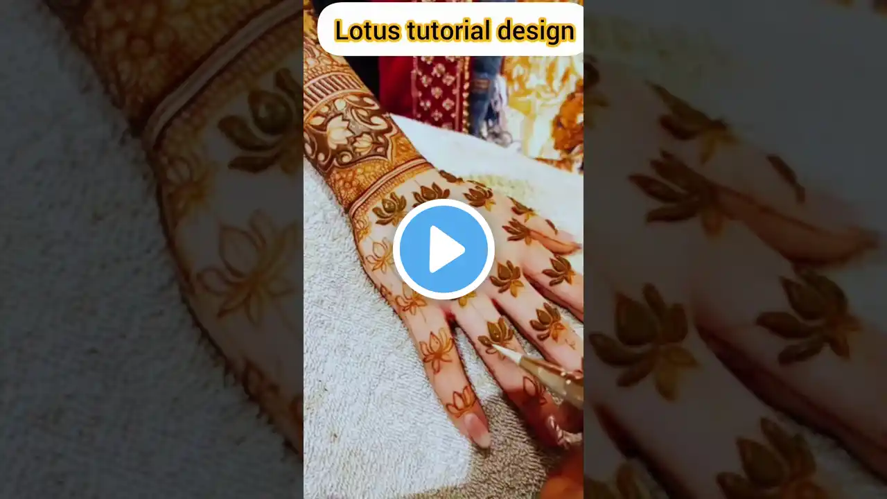 Dulhan mehndi Design | bridal Mehandi designs | flower mehndi design|#trending #shortvideo #shorts