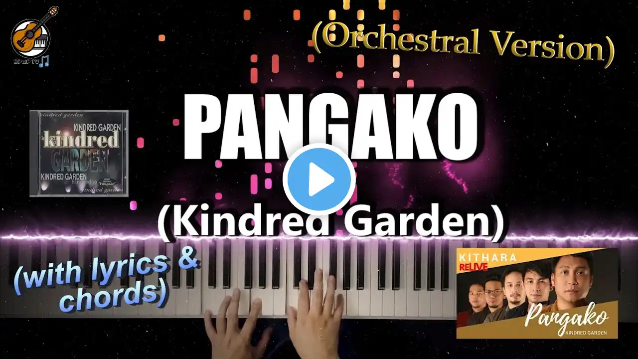 EASY PIANO VIDEOKEYS: Pangako - Kindred Garden (Piano Cover Tutorial Instrumental Chords) EASY