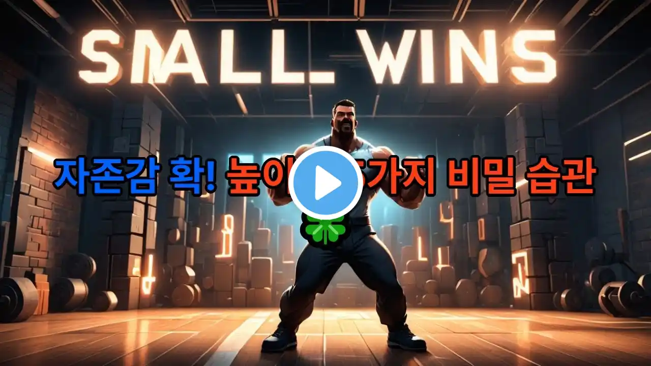 자존감 확! 높이는 5가지 비밀습관