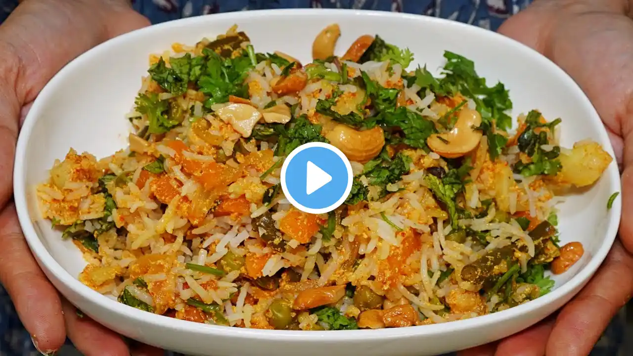 Hyderabadi Vegetable Biryani | हैदराबादी वेज बिरयानी घर पे | Quick & Easy Veg Biryani