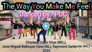 The Way You Make Me Feel line dance, danced by PDC(INA)