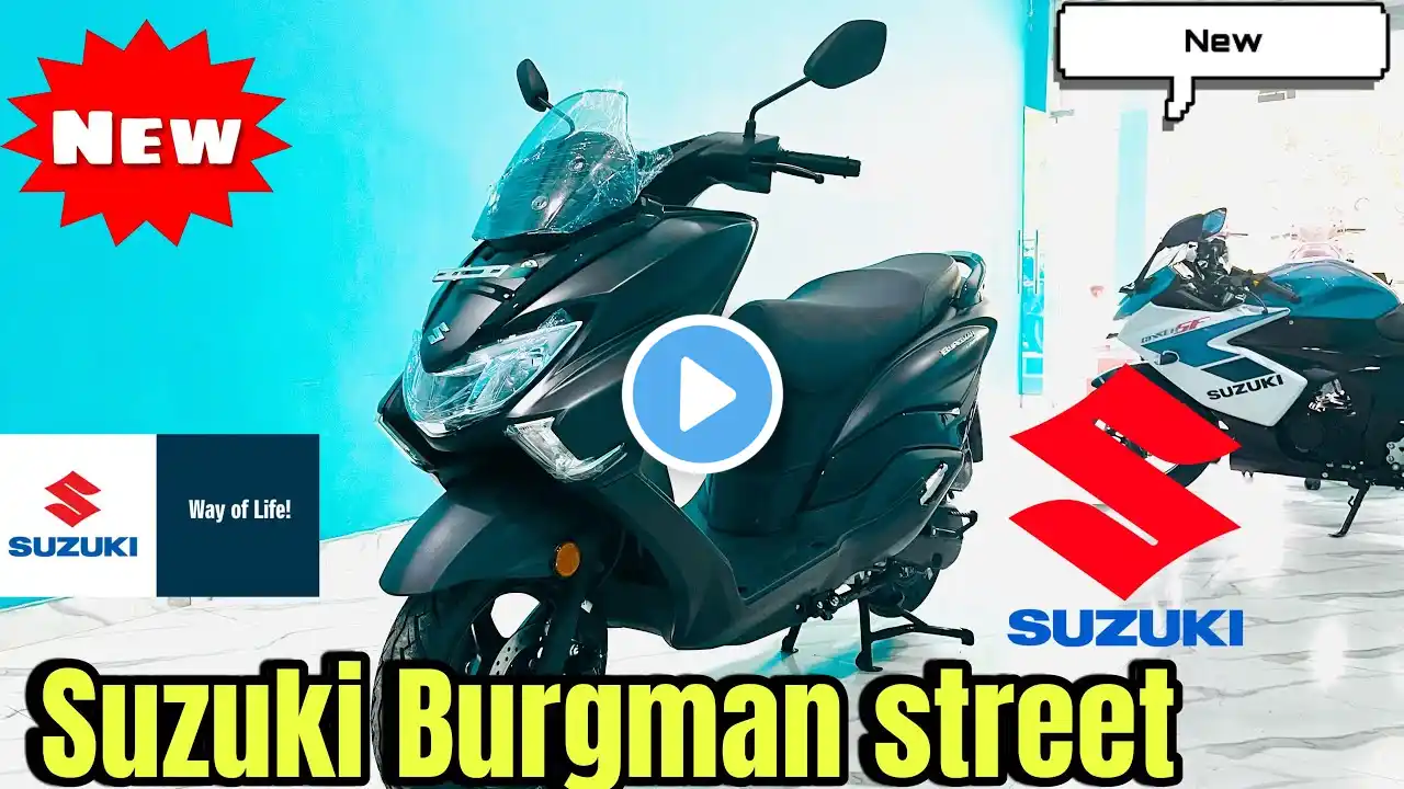 suzuki burgman 125 new model 2025|🔥new updates |full details Hindi review ✅💕🔥