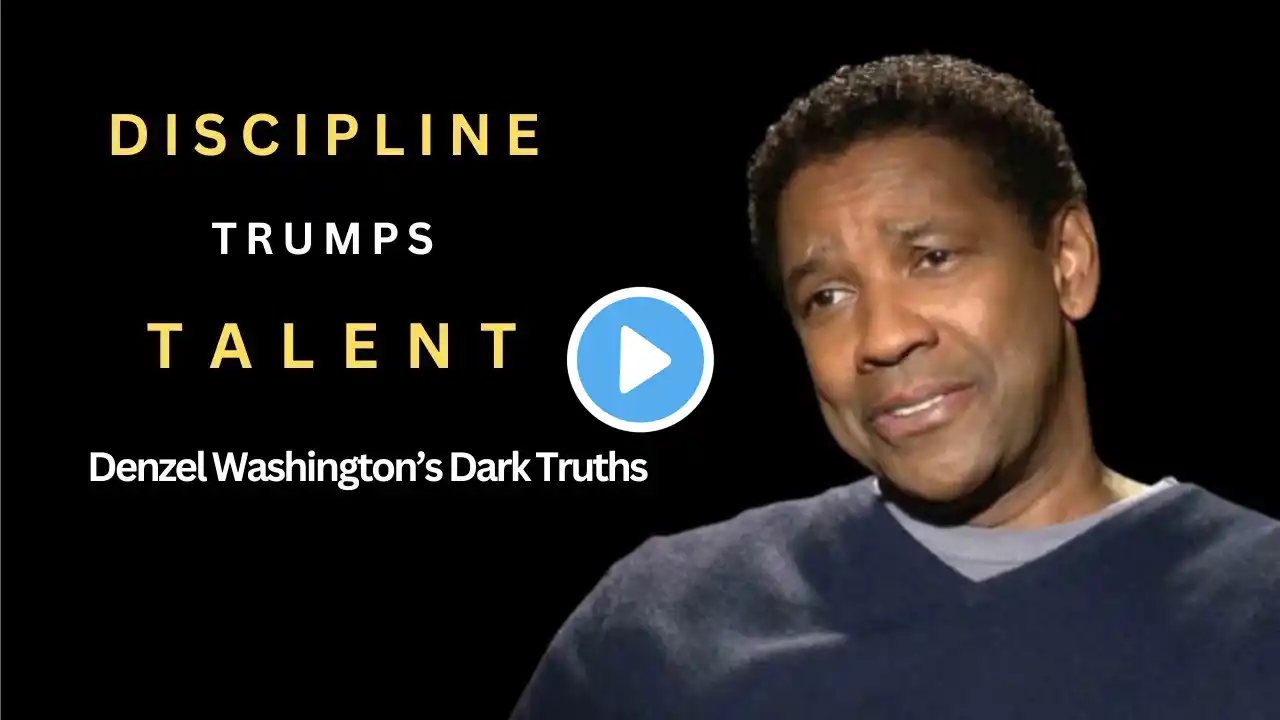 "DISCIPLINE TRUMPS TALENT | DENZEL WASHINGTON MOTIVATIONAL SPEECH | MOTIVATION PODCAST"