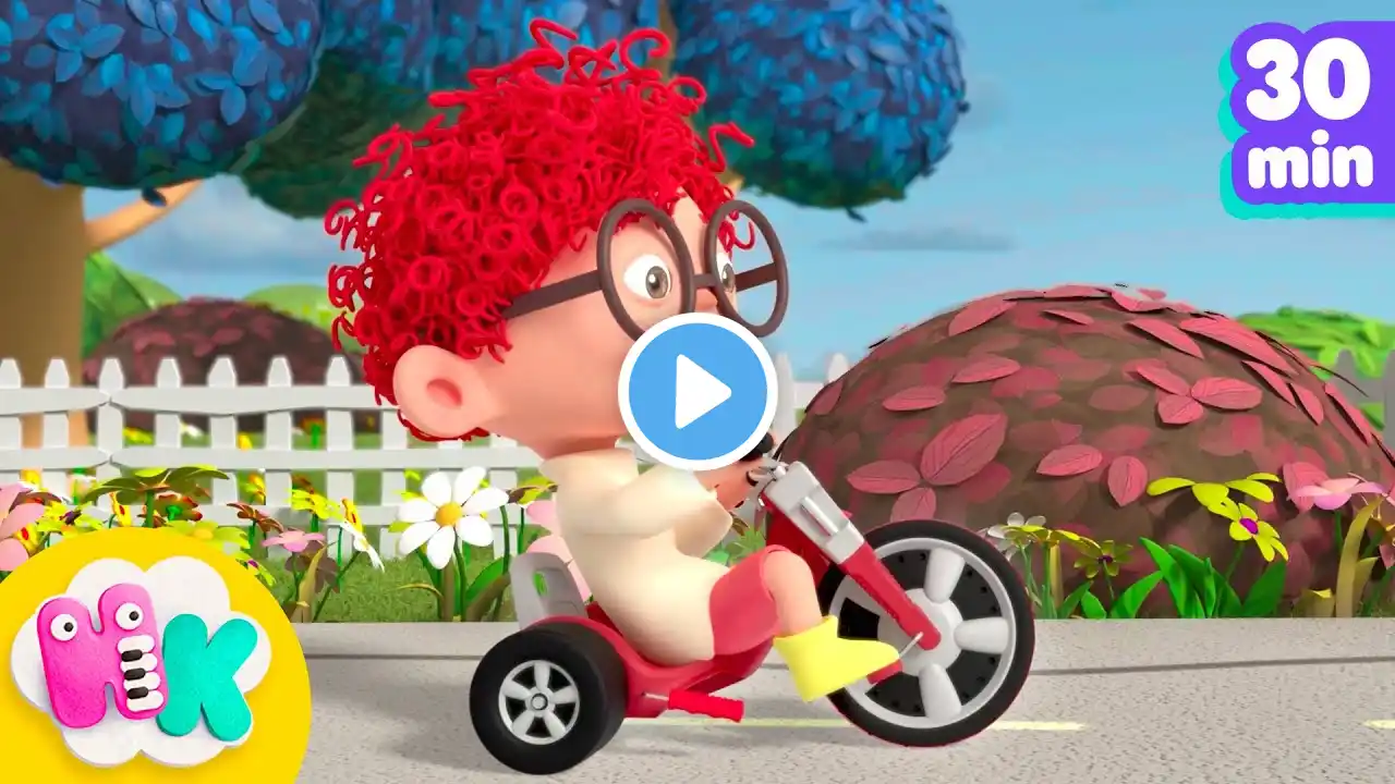 I Love To Ride My Bicycle 🚲 Bike Song for Kids | HeyKids Nursery Rhymes